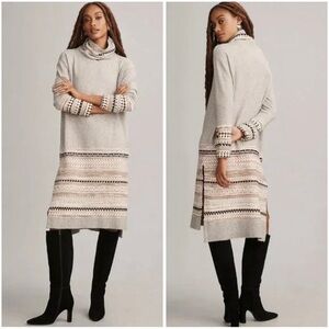 ANTHROPOLOGIE Daily Practice Supersoft Cozy Boho Knit Sweater Dress Size XL NWT